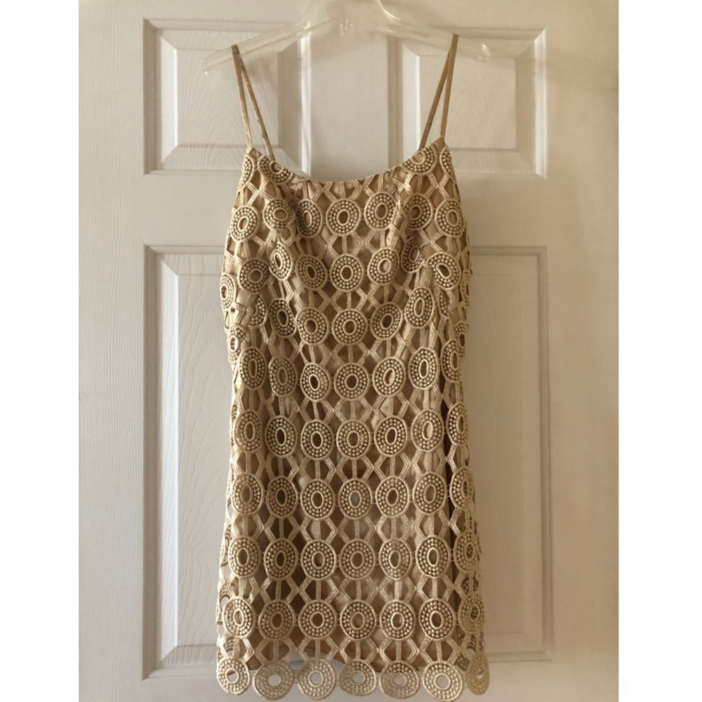 Gold Lilly Pulitzer Dress